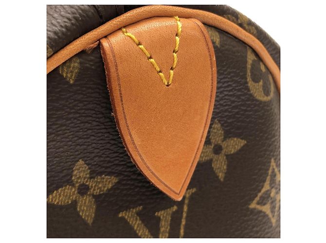 Borsa Boston Louis Vuitton Monogram Keepall 50cm Marrone - vista 4