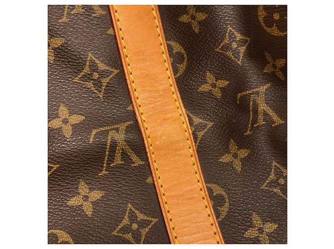 Borsa Boston Louis Vuitton Monogram Keepall 50cm Marrone - vista 5
