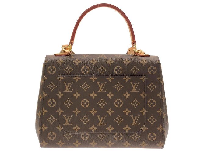 Borsa Louis Vuitton Monogram Cluny MM Marrone - vista 2