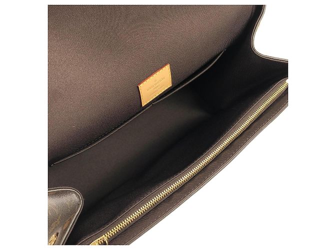 Borsa Louis Vuitton Monogram Cluny MM Marrone - vista 8