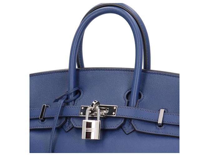 Hermès Borsa Hermes Birkin 25 Blu - vista 10