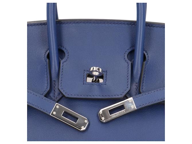 Hermès Borsa Hermes Birkin 25 Blu - vista 11