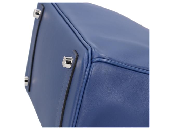 Hermès Borsa Hermes Birkin 25 Blu - vista 12