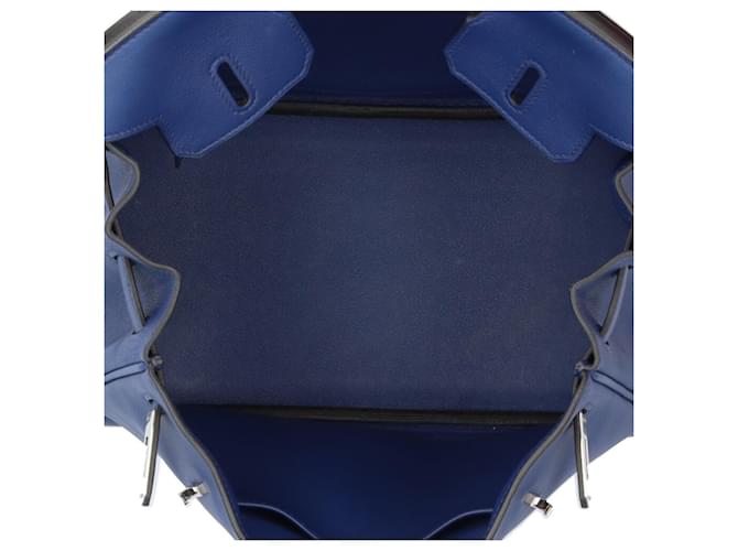 Hermès Borsa Hermes Birkin 25 Blu - vista 8