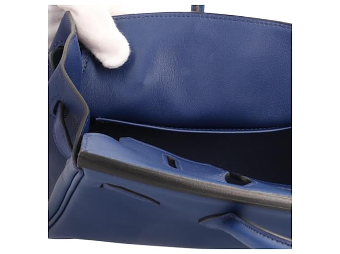 Hermès Borsa Hermes Birkin 25 Blu - vista 9