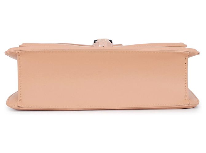 Bulgari Borsa a spalla con catena Bvlgari Serpenti Diamond Blast Beige - vista 3