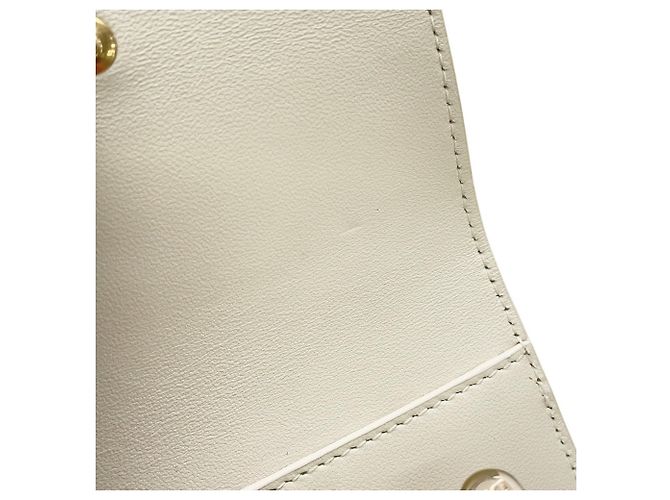 Cartera tri-fold Christian Dior Rosa Blanco - vista 12