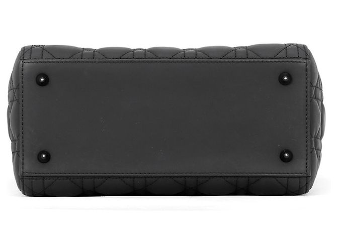 Borsa Christian Dior Lady Cannage Medium Nero - vista 3