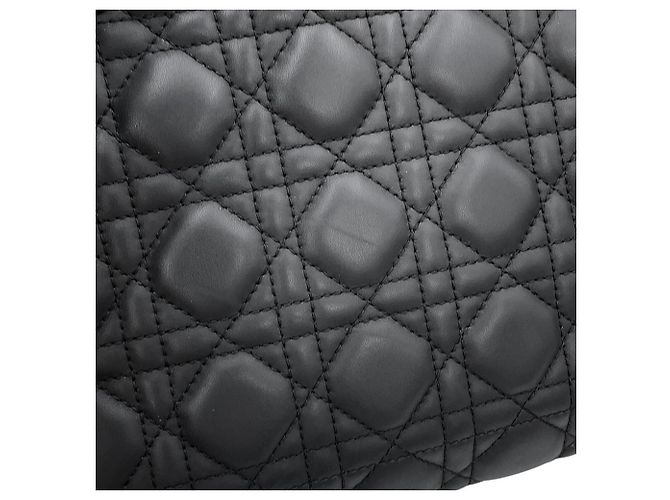 Borsa Christian Dior Lady Cannage Medium Nero - vista 8