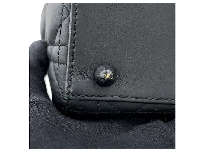 Borsa Christian Dior Lady Cannage Large Nero - vista 14