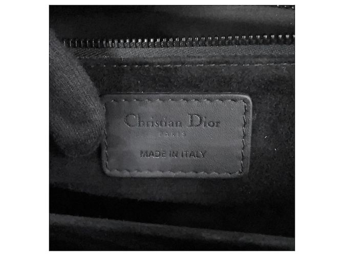 Borsa Christian Dior Lady Cannage Large Nero - vista 18