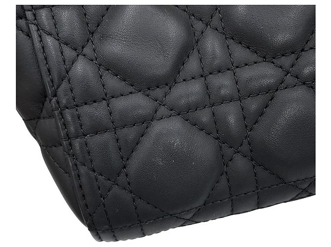 Borsa Christian Dior Lady Cannage Large Nero - vista 7