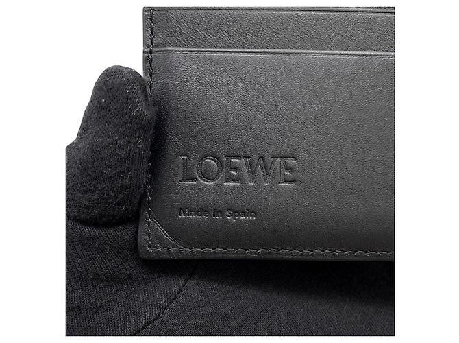 Loewe Bifold Coin Wallet Black - view 14