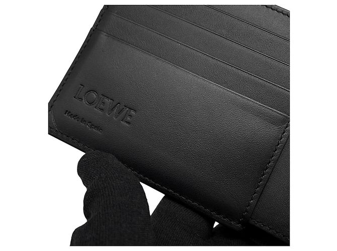 Loewe Bifold Coin Wallet Black - view 9