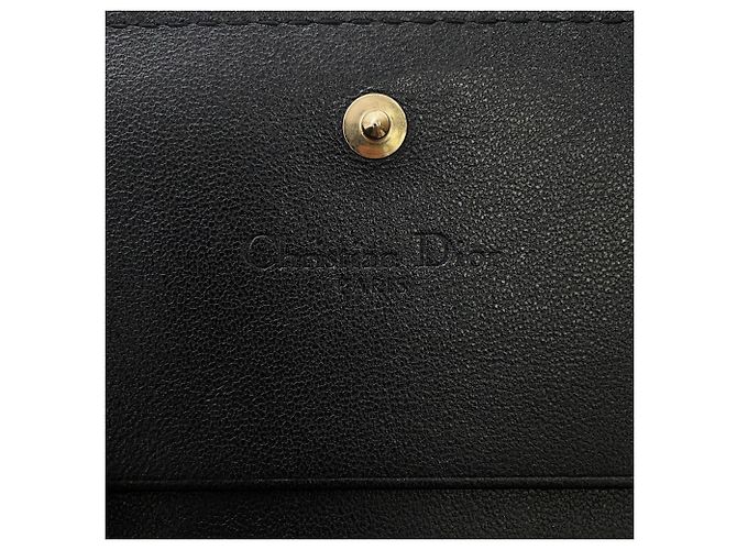 Cartera bi-fold Christian Dior Negro - vista 15
