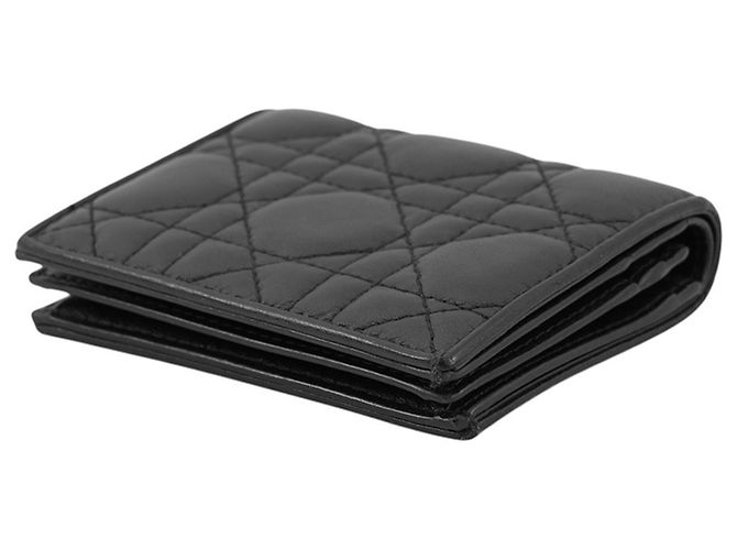 Cartera bi-fold Christian Dior Negro - vista 2