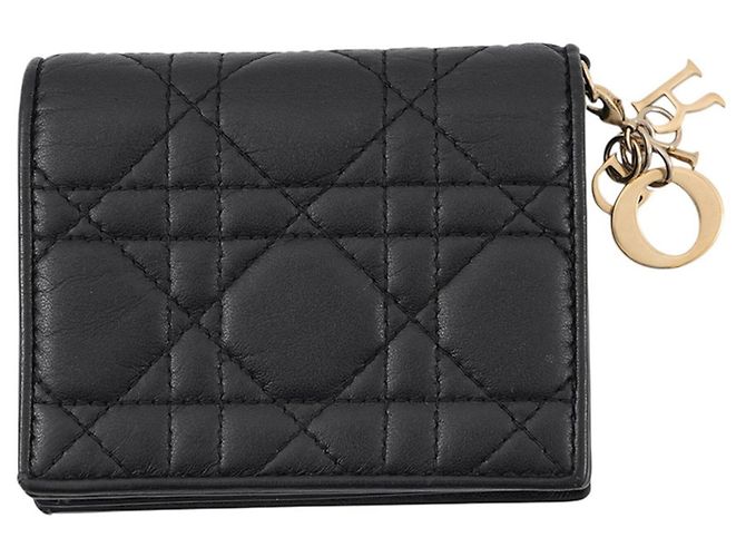 Cartera bi-fold Christian Dior Negro - vista 3