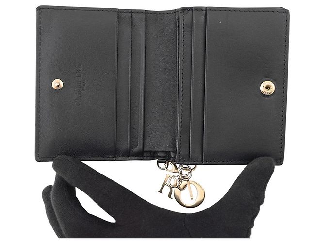 Cartera bi-fold Christian Dior Negro - vista 4
