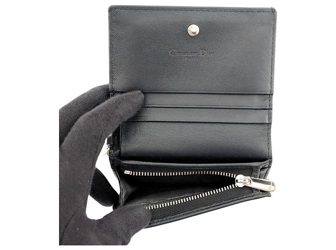 Cartera bi-fold Christian Dior Negro - vista 6