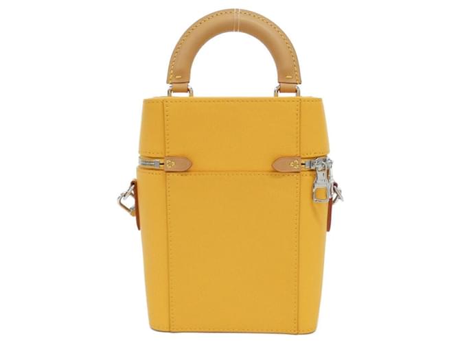 Borsa Louis Vuitton Vertical Box Trunk D'oro Giallo - vista 2