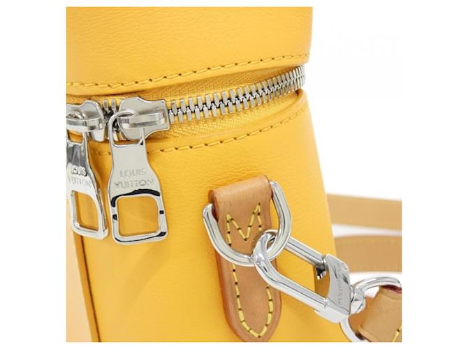Borsa Louis Vuitton Vertical Box Trunk D'oro Giallo - vista 6