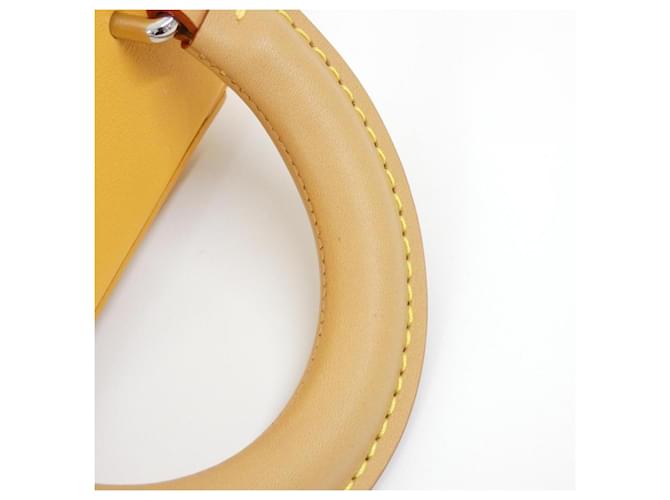 Borsa Louis Vuitton Vertical Box Trunk D'oro Giallo - vista 7