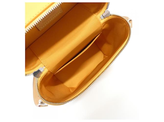 Borsa Louis Vuitton Vertical Box Trunk D'oro Giallo - vista 8