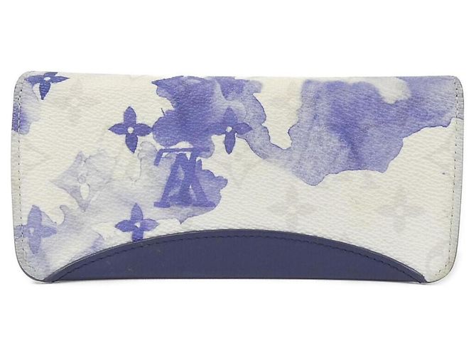 Custodia per occhiali Louis Vuitton Watercolor Monogram Bianco Blu - vista 2