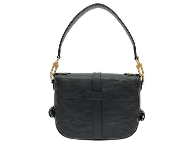 Borsa a tracolla Louis Vuitton Epi Saumur BB Nero - vista 2