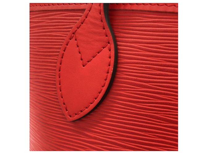 Borsa Louis Vuitton Epi Neverfull MM Rosso - vista 4