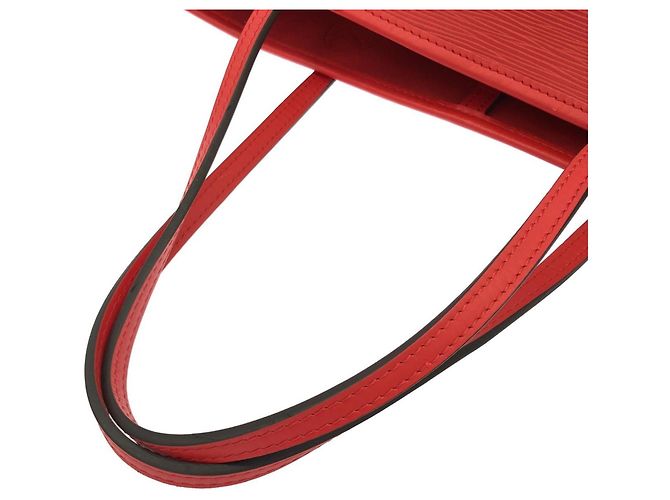 Borsa Louis Vuitton Epi Neverfull MM Rosso - vista 6