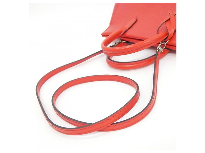 Louis Vuitton Epi Marly BB Handtasche Rot - Ansicht 9