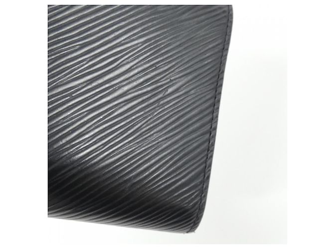 Louis Vuitton Epi Portefeuille Twist Compact Wallet Nero - vista 4
