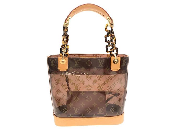 Borsa Louis Vuitton Cabas Ambre PM Marrone - vista 2