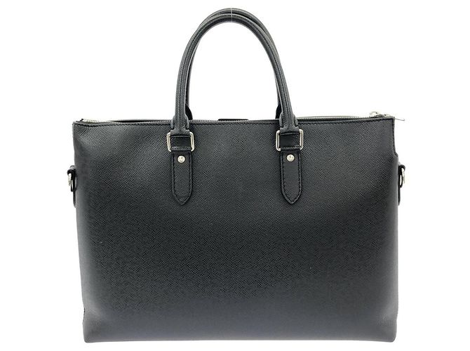 Borsetta Louis Vuitton Taiga Anton Nero - vista 2