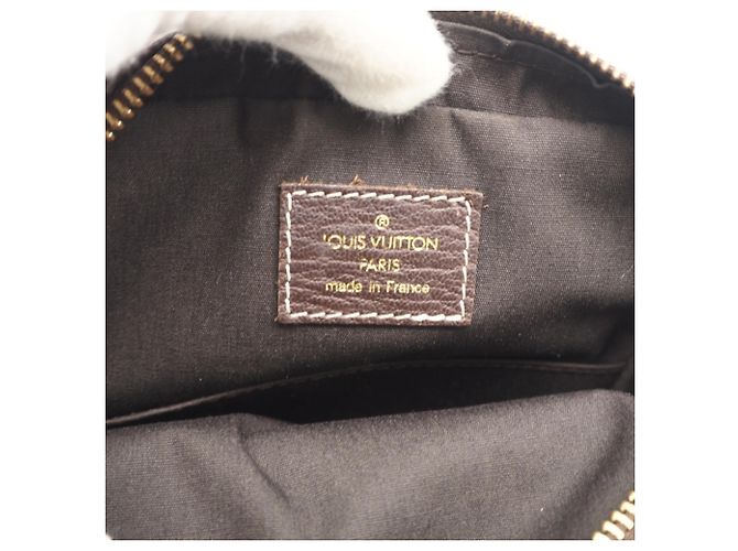 Borsa a tracolla Louis Vuitton Monogram Mini Lin Danube Marrone - vista 11