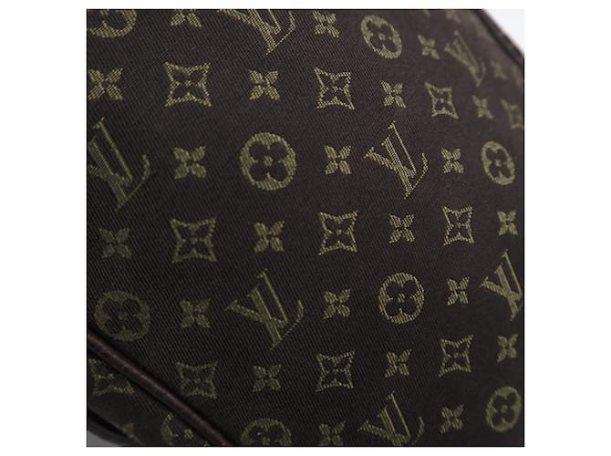Borsa a tracolla Louis Vuitton Monogram Mini Lin Danube Marrone - vista 4