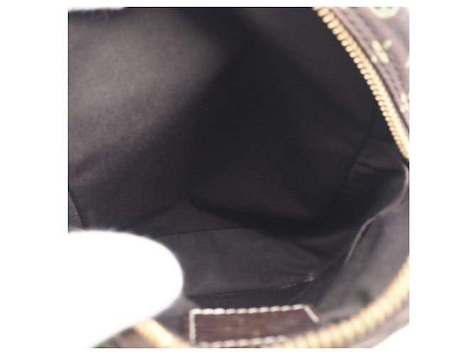 Borsa a tracolla Louis Vuitton Monogram Mini Lin Danube Marrone - vista 9