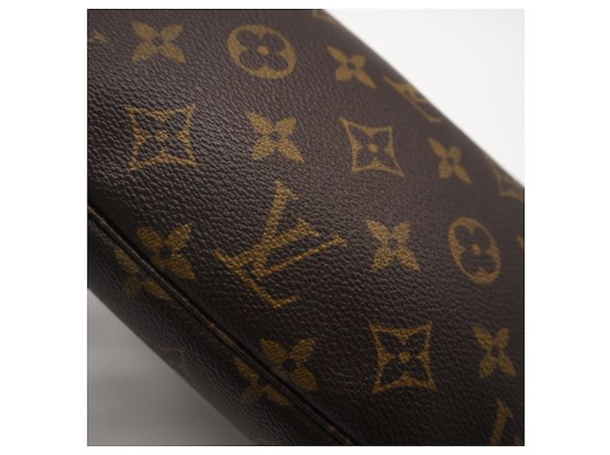 Bolsa Louis Vuitton Monogram Pochette Accessoires Marrom Bege - vista 4