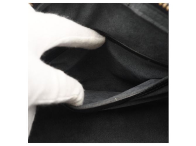 Borsa Louis Vuitton Epi Soufflot Noir Nero - vista 10