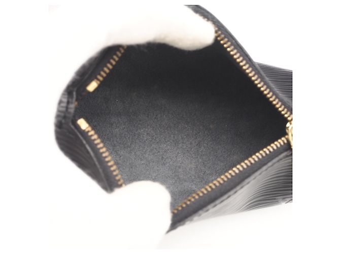 Borsa Louis Vuitton Epi Soufflot Noir Nero - vista 12