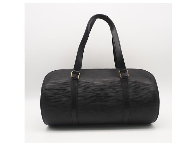 Borsa Louis Vuitton Epi Soufflot Noir Nero - vista 2
