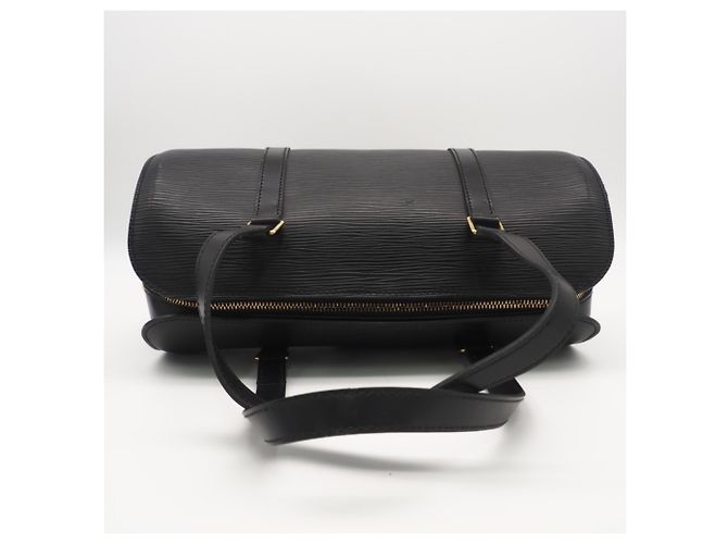 Borsa Louis Vuitton Epi Soufflot Noir Nero - vista 7