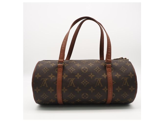 Louis Vuitton Monogram Papillon 30 Handtasche Braun Beige - Ansicht 2
