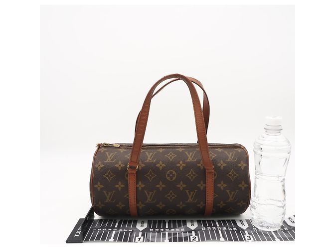 Louis Vuitton Monogram Papillon 30 Handtasche Braun Beige - Ansicht 3