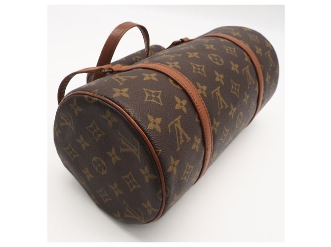 Louis Vuitton Monogram Papillon 30 Handtasche Braun Beige - Ansicht 7