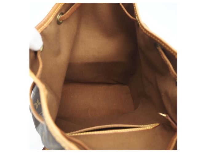 Zaino Louis Vuitton Monogram Montsouris MM Marrone Beige - vista 7