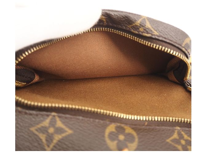 Zaino Louis Vuitton Monogram Montsouris MM Marrone Beige - vista 9