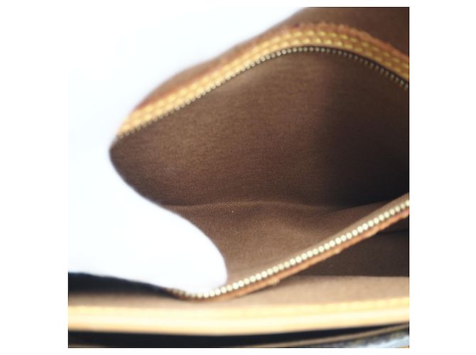 Borsa a tracolla Sologne in tela Monogram Louis Vuitton Marrone Beige - vista 12