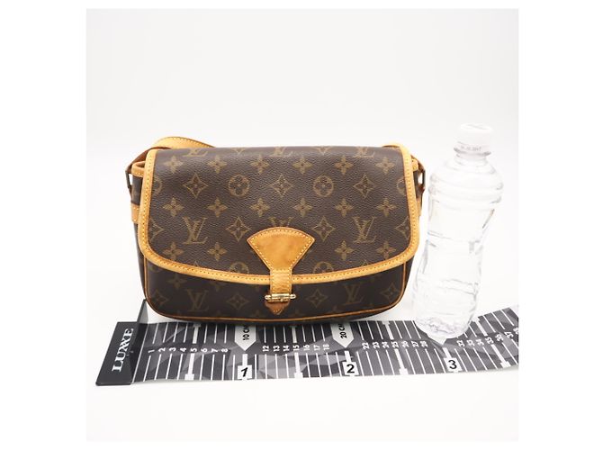 Borsa a tracolla Sologne in tela Monogram Louis Vuitton Marrone Beige - vista 3